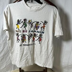 vintage we be jammin st‎ Thomas shirt Size L Men